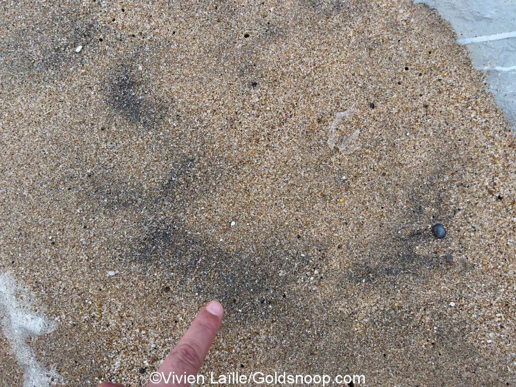 Test prélèvement sables noirs plages Ocean atlantique 78 sur 159