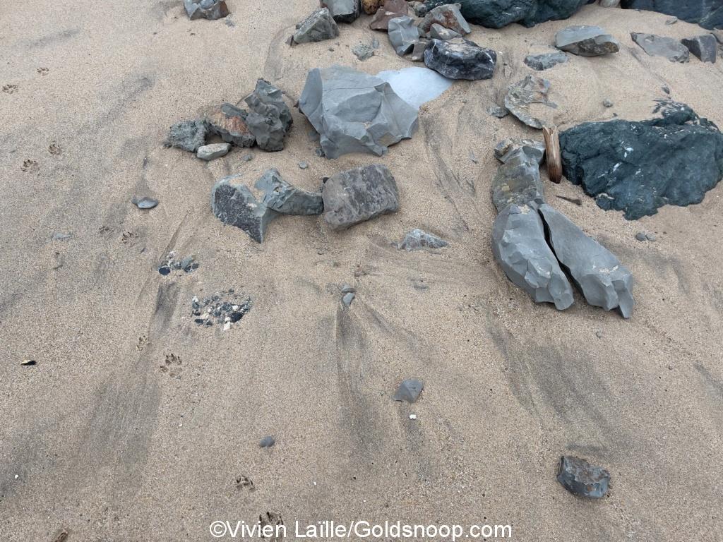 Test prélèvement sables noirs plages Ocean atlantique 91 sur 159