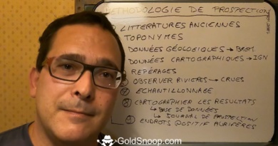 METHODOLOGIE PROSPECTION AURIFERE