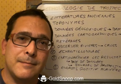 METHODOLOGIE PROSPECTION AURIFERE